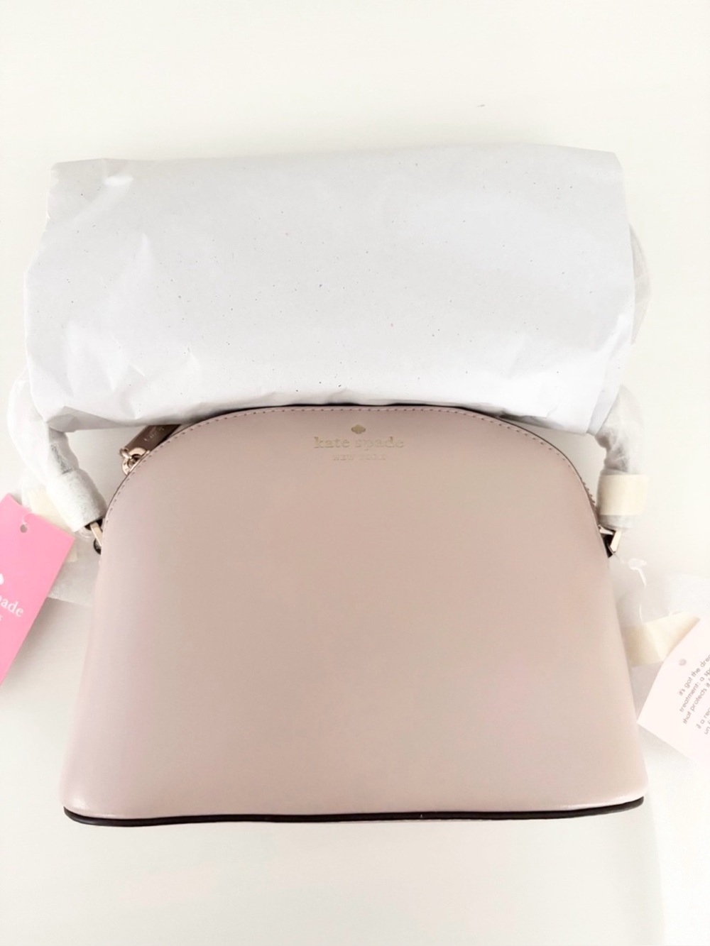 KATE SPADE Kali Small Dome Crossbody Bag, Tusk NWT